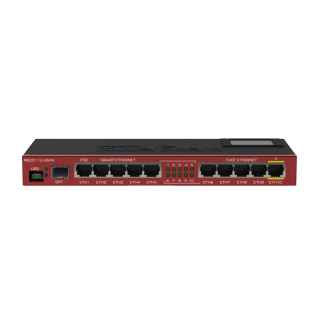 Mikrotik RB2011UIAS-IN network switch Gigabit Ethernet (10/100/1000) Power over Ethernet (PoE) Red