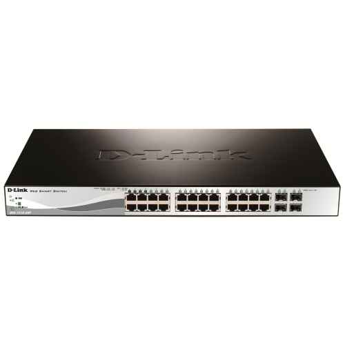 D-Link DGS-1210-28P/E 28-Port Layer2 PoE Gigabit Smart Managed