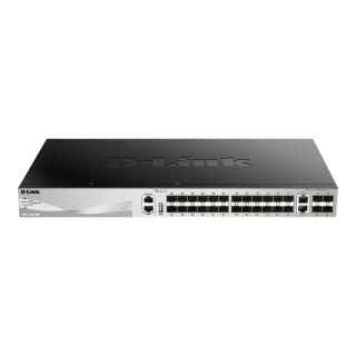 D-Link DGS-3130-30S Managed L3 10G Ethernet (100/1000/10000) Black, Grey