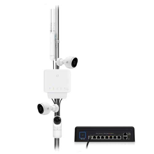 Ubiquiti USW-FLEX-3 Networks UniFi Switch
  Flex (3-pack) Managed L2 Gigabit Ethernet (10/100/1000) Power over Ethernet
  (PoE) White - Image 2