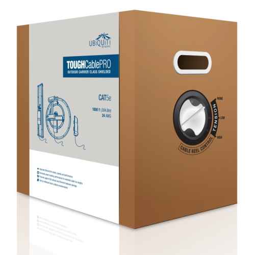 Ubiquiti Networks TC-PRO networking cable
  Black 304.8 m Cat5e (TC-PRO)