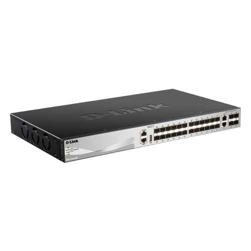 D-Link DGS-3130-30S/E network switch Managed L3 10G Ethernet (100/1000/10000) Grey - Image 2