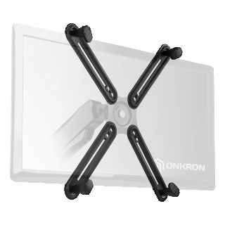 VESA Adapter for Most 13"-27" Non-VESA Screens up to 17.6 lb. A1V, Black