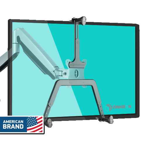 Monitor Bracket-Adapter for 17"-27" max 18 lbs, Black A2V - Image 2