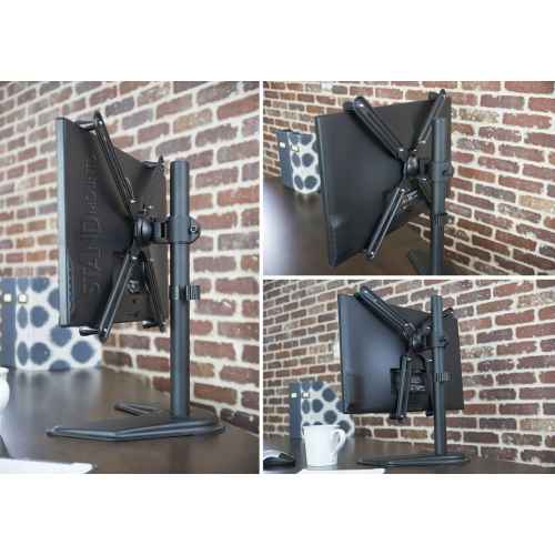VESA Adapter for Most 13"-27" Non-VESA Screens up to 17.6 lb. A1V, Black - Image 2