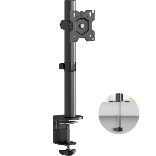 Desk Mount for Monitor 13"-34" max 18 lbs, Tilt-Swivel, with Rotation, Black D101E