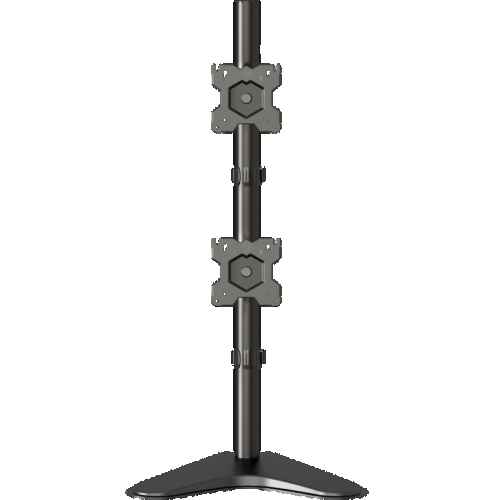 Desk Mount for Two Monitors 13"-34" max 18 lbs, Tilt-Swivel, with Rotation, Black D208FS - Image 5