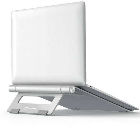 Aluminum Laptop Stand Holder Adjustable for 10"-15.8" Laptops DN01, Silver