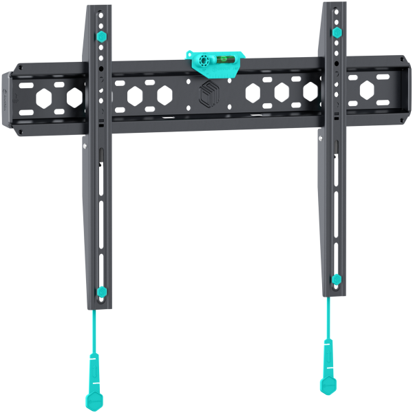Fixed TV bracket for 43"-85" max 150 lbs, black FM6