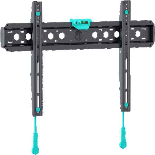 Fixed TV bracket for 43"-85" max 150 lbs, black FM6 - Image 5