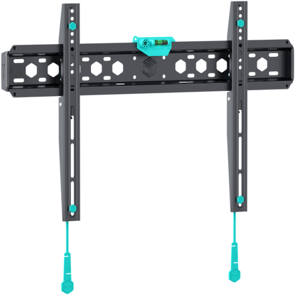 Fixed TV bracket for 43"-85" max 150 lbs, black FM6 - Image 5