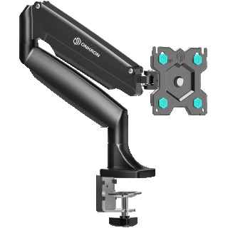 Desk Mount for Monitor 13"-32" max 20 lbs, Tilt-Swivel, with Rotation, Black G100