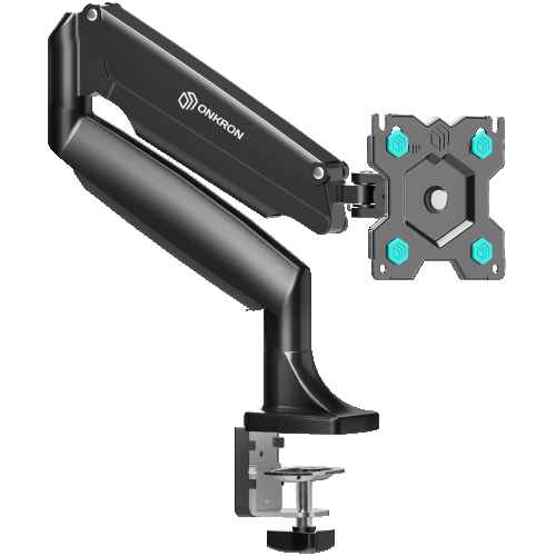 Desk Mount for Monitor 13"-32" max 20 lbs, Tilt-Swivel, with Rotation, Black G100