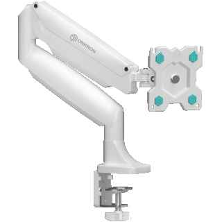Desk Mount for Monitor 13"-32" max 20 lbs, Tilt-Swivel, with Rotation, White G100