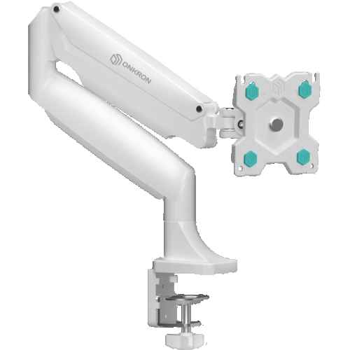 Desk Mount for Monitor 13"-32" max 20 lbs, Tilt-Swivel, with Rotation, White G100 - Image 5