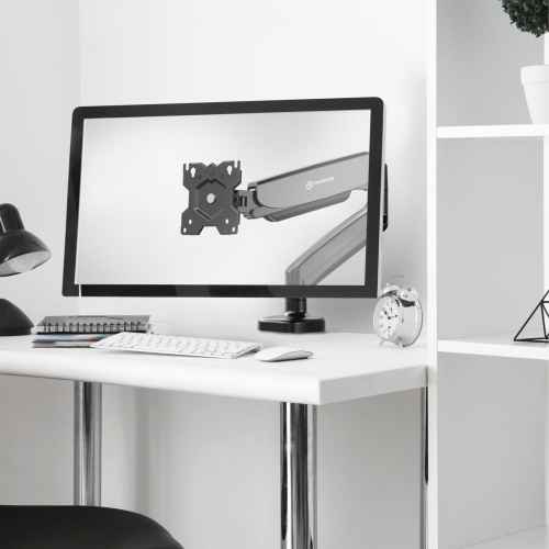 Desk Mount for Monitor 13"-32" max 18 lbs, Tilt-Swivel, with Rotation, Black G50 - Image 2