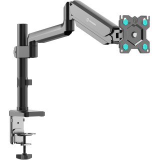 Desk Mount for Monitor 13"-34" max 26 lbs, Tilt-Swivel, with Rotation, Black G75