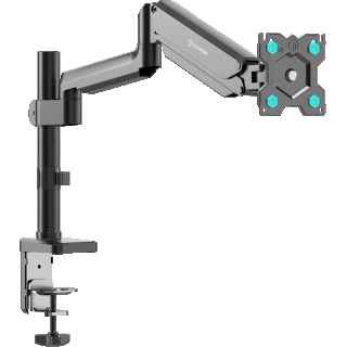 Desk Mount for Monitor 13"-34" max 26 lbs, Tilt-Swivel, with Rotation, Black G75