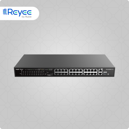Ruijie Reyee RG-ES126S-LP V2 24-Port 10/100 Mbps with 2-Port Gigabit Rackmount PoE Switch