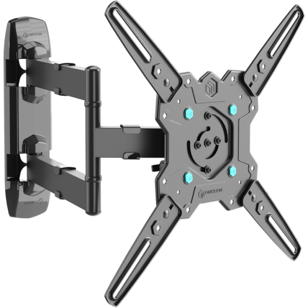 Tilting and swiveling TV bracket for 32"-65" with rotation max 90 lbs, black M4R - Image 5