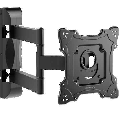 Tilting and swiveling TV bracket for 17"-43" max 77 lbs, black M4S - Image 4