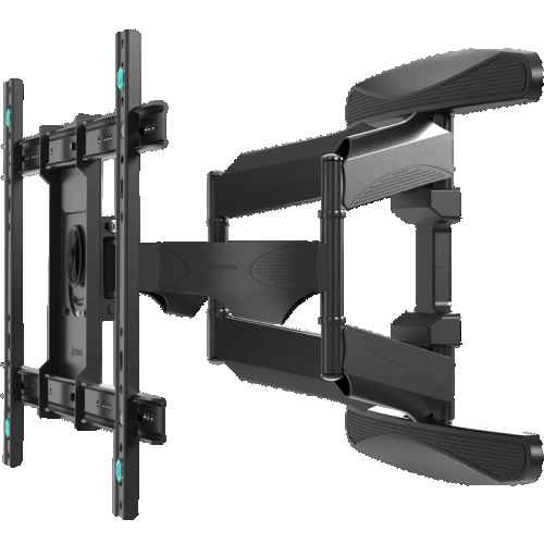 Tilting and swiveling TV bracket for 40"-75" max 100 lbs, black M6L - Image 5