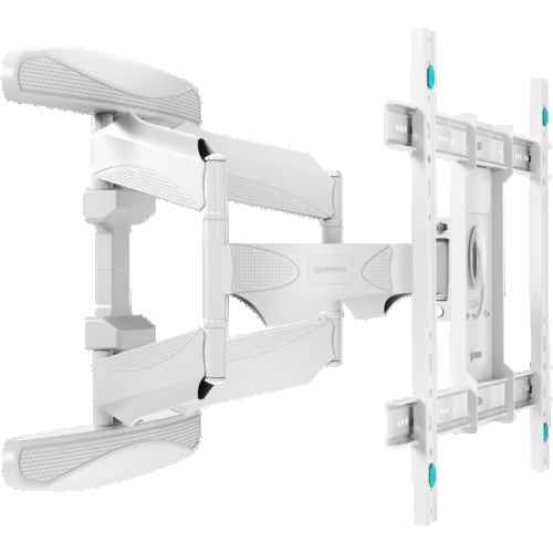 Tilting and swiveling TV bracket for 40"-75" max 100 lbs, white M6L - Image 5
