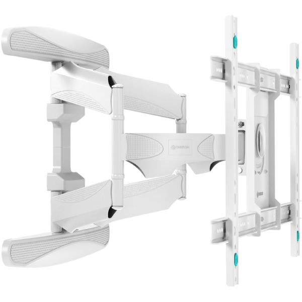 Tilting and swiveling TV bracket for 40"-75" max 100 lbs, white M6L - Image 5