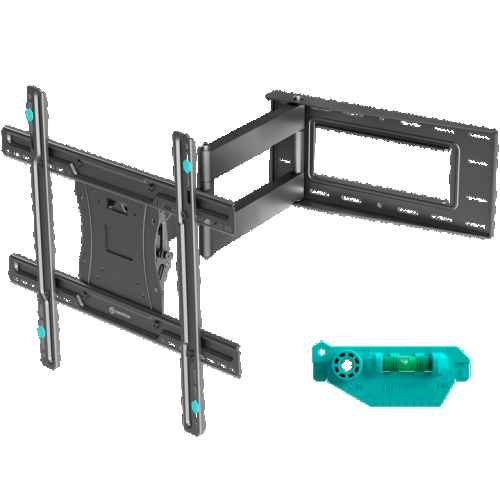 Tilting and swiveling TV bracket for 40"-75" max 150 lbs, black M7L - Image 5