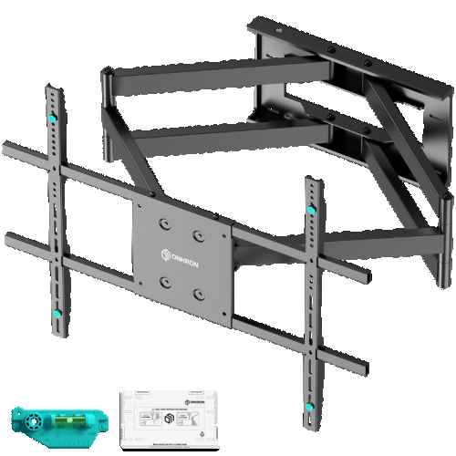 Tilting and swiveling TV bracket for 42"-110" with rotation max 220 lbs, black M8L - Image 5