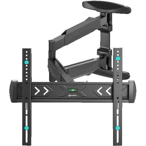 Tilting and swiveling TV bracket for 40"-75" max 77 lbs, black NP47