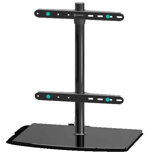 Desktop TV stand 32"-75", max 88.1 lbs, tiltable, black PT3