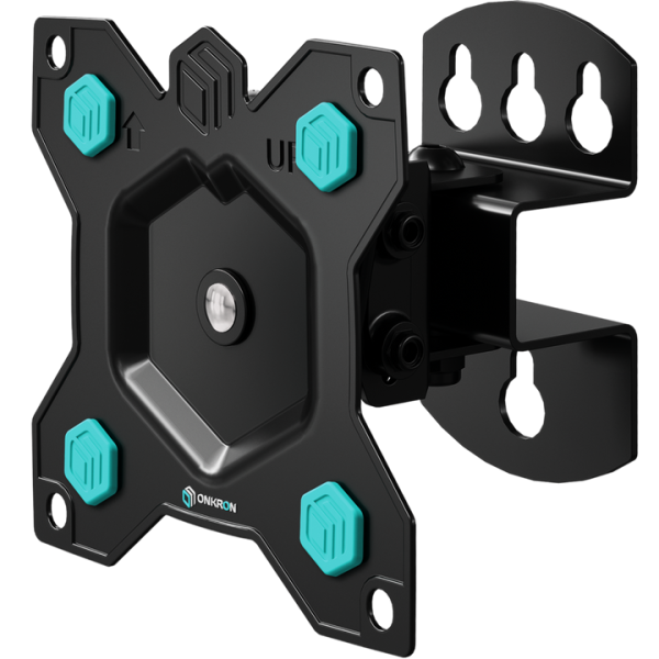 Tilting and swiveling bracket for TV or monitor 10"-35" with rotation max 44 lbs, black R3 - Image 5