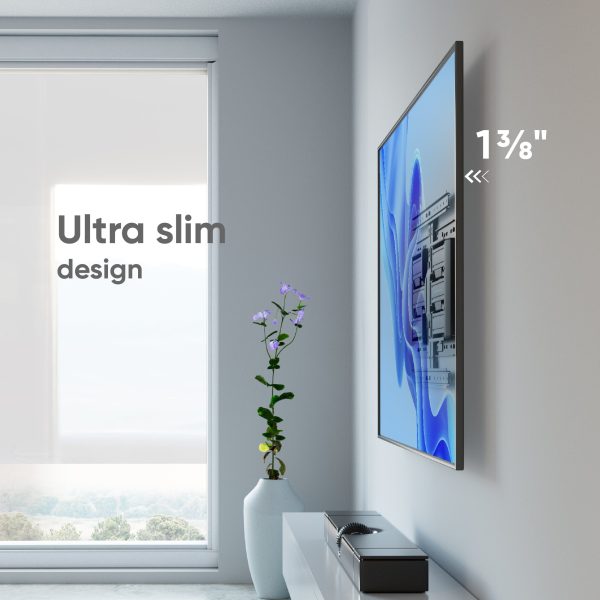 TV Mount 32"-90" tilting and swiveling, Black SM6L-B - Image 2