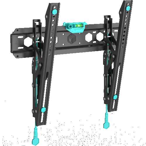 Tilting TV bracket for 32"-70" max 132 lbs, black TM5 - Image 4
