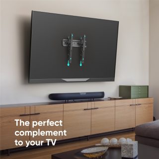 Tilting TV bracket for 32"-70" max 132 lbs, black TM5