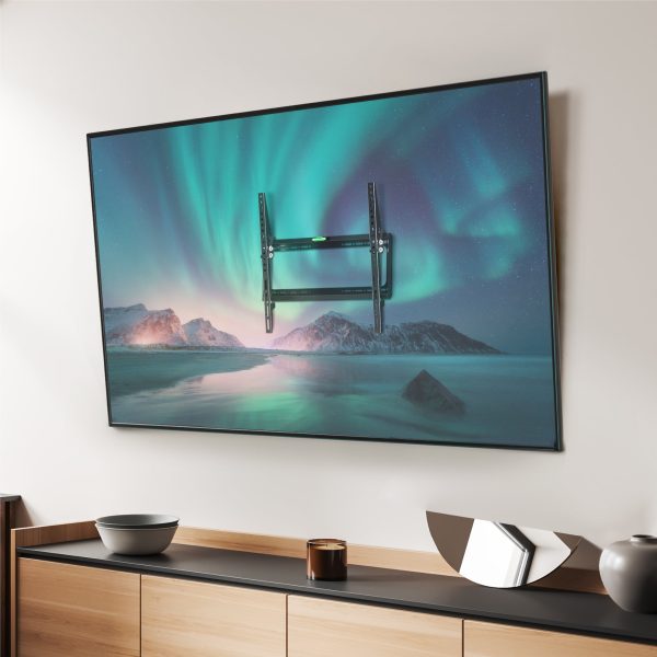 Tilting TV bracket for 26"-55" max 99 lbs, black TME-44B - Image 2
