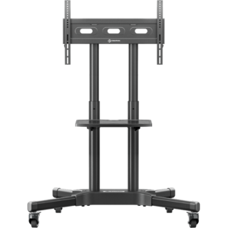 Mobile TV stand for TVs 32"-65", max 110 lbs, black TS1351