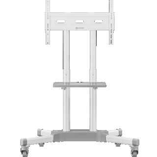 Mobile TV stand for TVs 32"-65", max 110 lbs, white TS1351