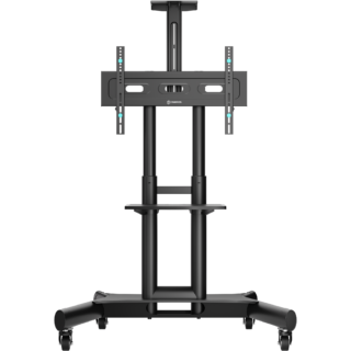 Mobile TV stand for TVs and professional displays 40"-70", max 122 lbs, black TS1551