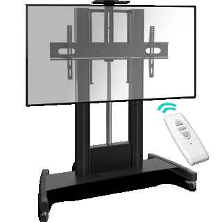 Mobile TV stand for 55"-100" max 300 lbs, black TS2210