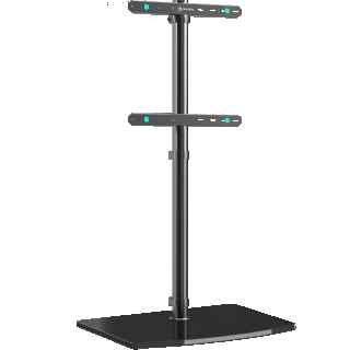 Interior TV stand for 30"-60" max 90 lbs, swivel, black TS5065