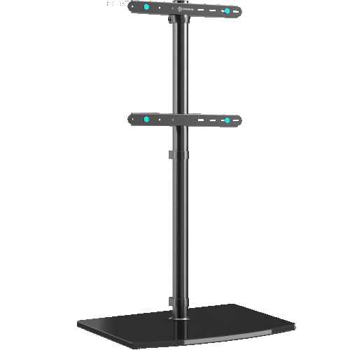 Interior TV stand for 30"-60" max 90 lbs, swivel, black TS5065