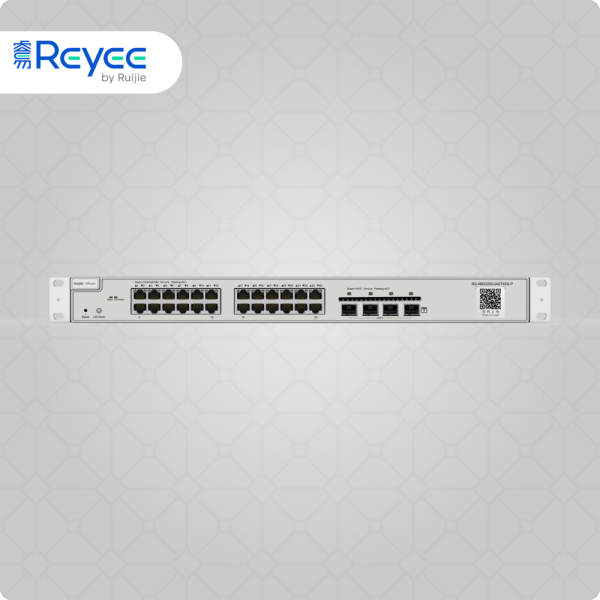 Ruijie Reyee RG-NBS3200-24GT4XS-P 24-Port Gigabit Layer 2+ Cloud Managed PoE Switch, 4 * 10G Uplink