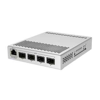 MikroTik CRS305-1G-4S+IN Managed Network Switch, 1x Gigabit Ethernet, 4x SFP+, PoE