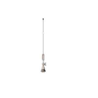 Teleco Mobile antenna 1/4 wave FM inox 115cm