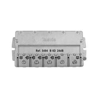 Shunt with flange 6 outputs (24dB)
