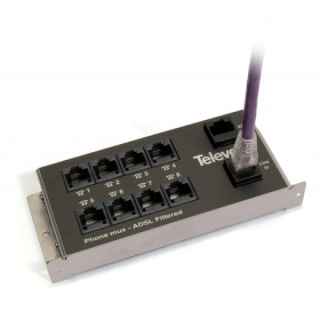 Multiplexer liability RJ45 (1 male-9 female) with 0.2m hose LSFH