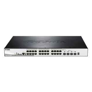 D-Link DGS-1510-28XMP/E 28-Port Gigabit Stackable POE Smart Managed Switch including 4 10G SFP+