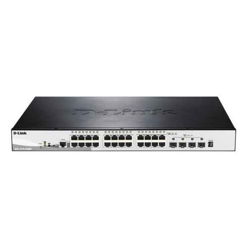 D-Link DGS-1510-28XMP/E 28-Port Gigabit Stackable POE Smart Managed Switch including 4 10G SFP+